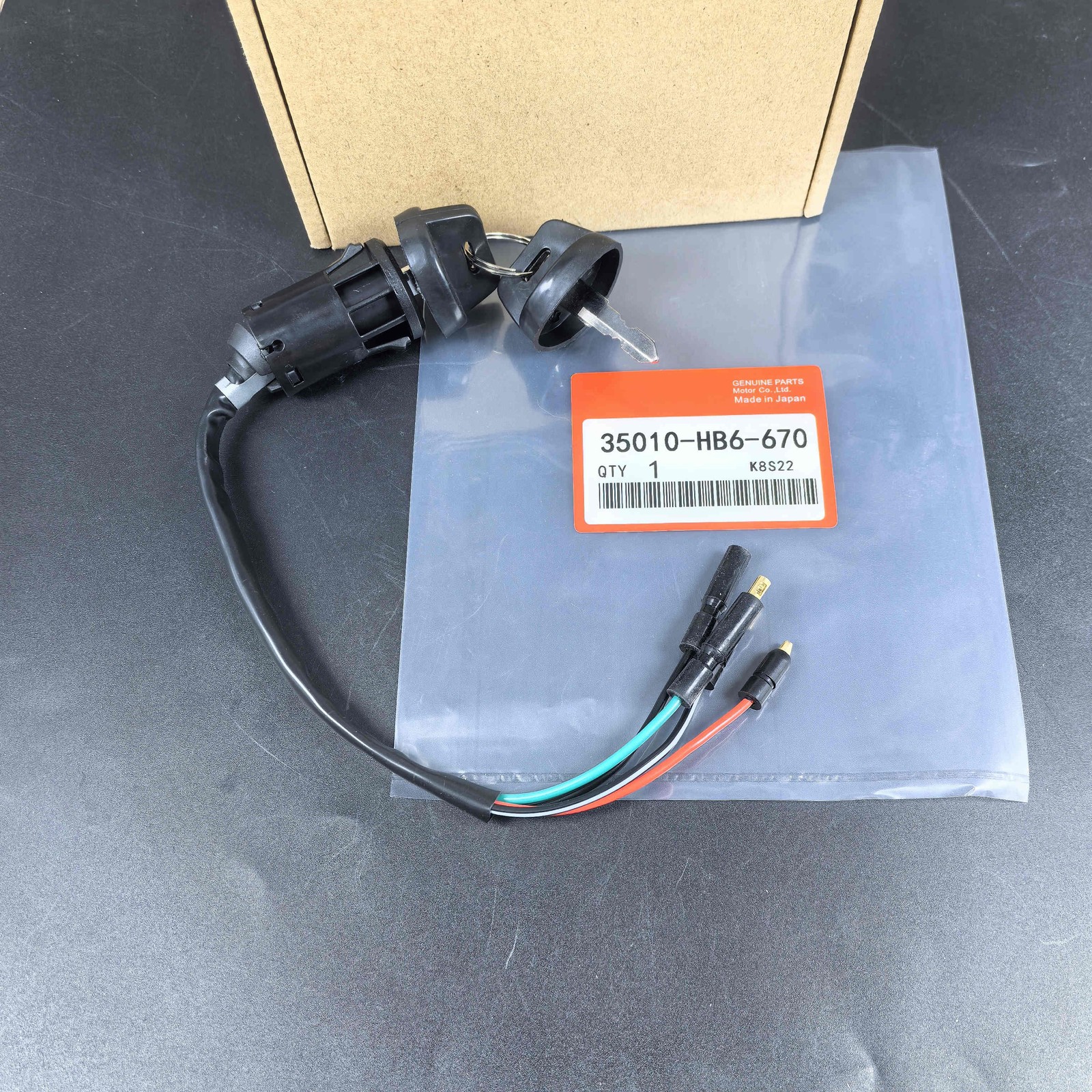 OEM Ignition Key Switch For Honda ATC 1982-1984 Big RED 200ES ATC200E ATC200M