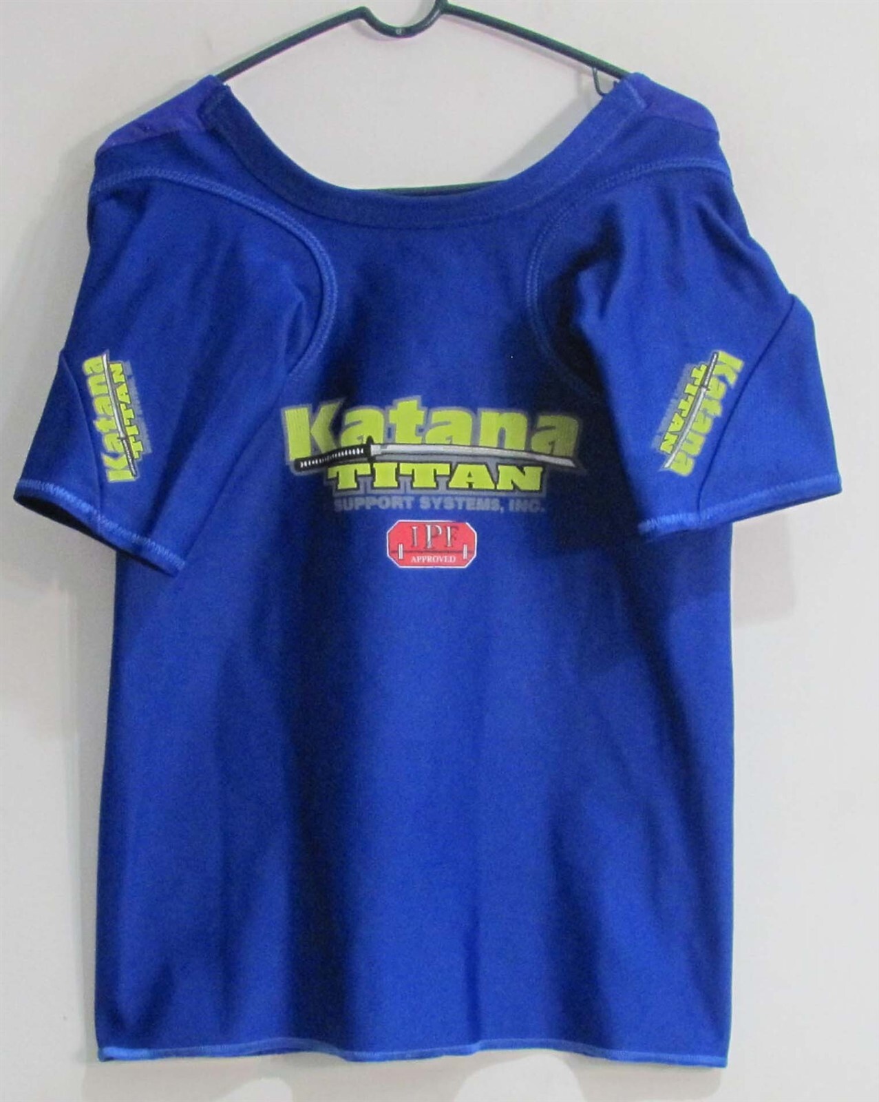 Titan Super Katana S/S Bench Shirt 46 Blue (Used) With Spandex Back