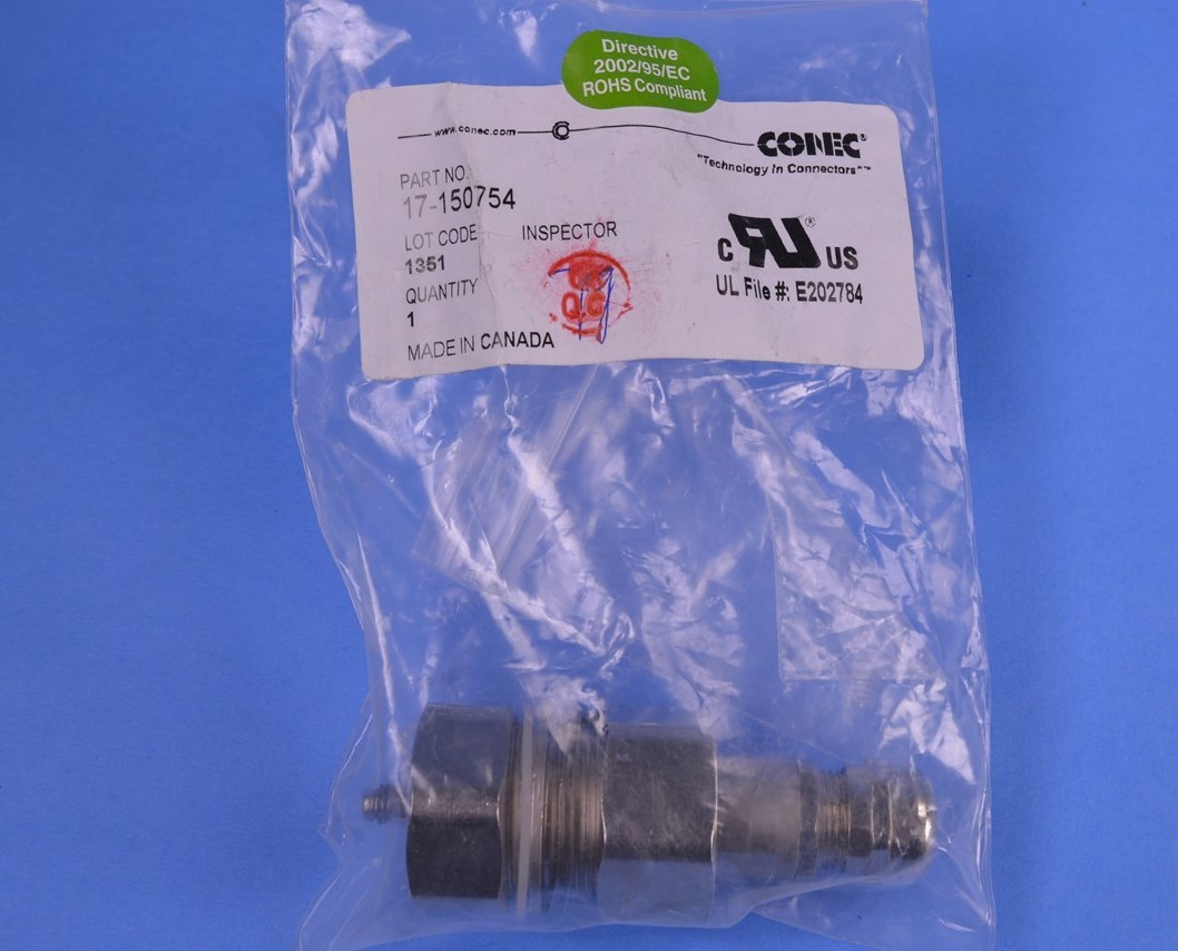 Conec CAT-5 Cable RJ-45 Water-Resistant Sealed Ethernet Connector P/N: 17-150754