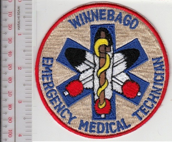 American Indian Tribe EMT Wisconsin Winnebago Tribal FD Emergency  NO TARIFF