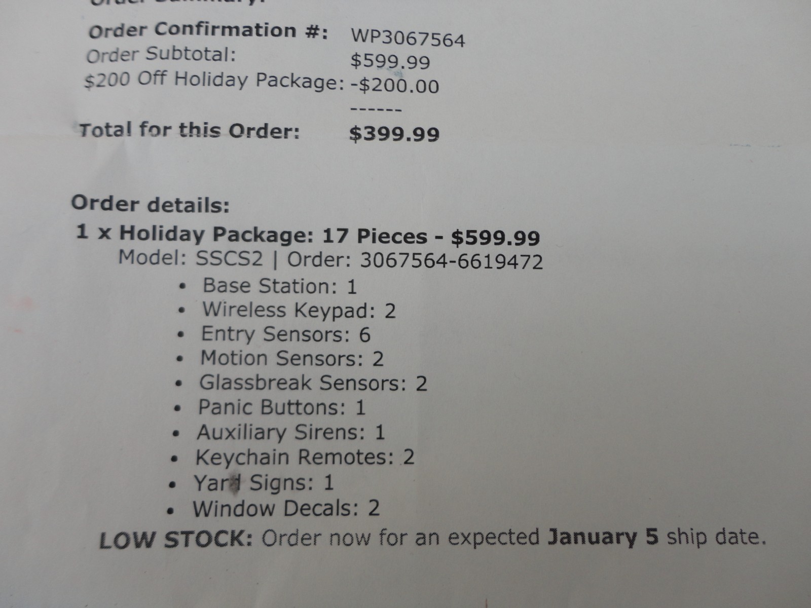 NEW SimpliSafe Wireless Home Security System Set Model SSCS2 - 17 Piece Lot