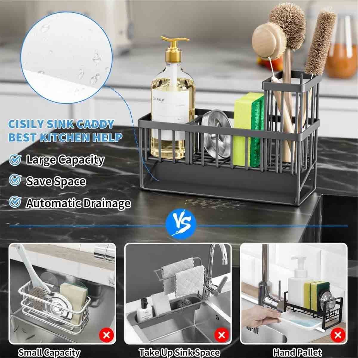 Makeup storage rack, space saving, classic style, stainless steel material