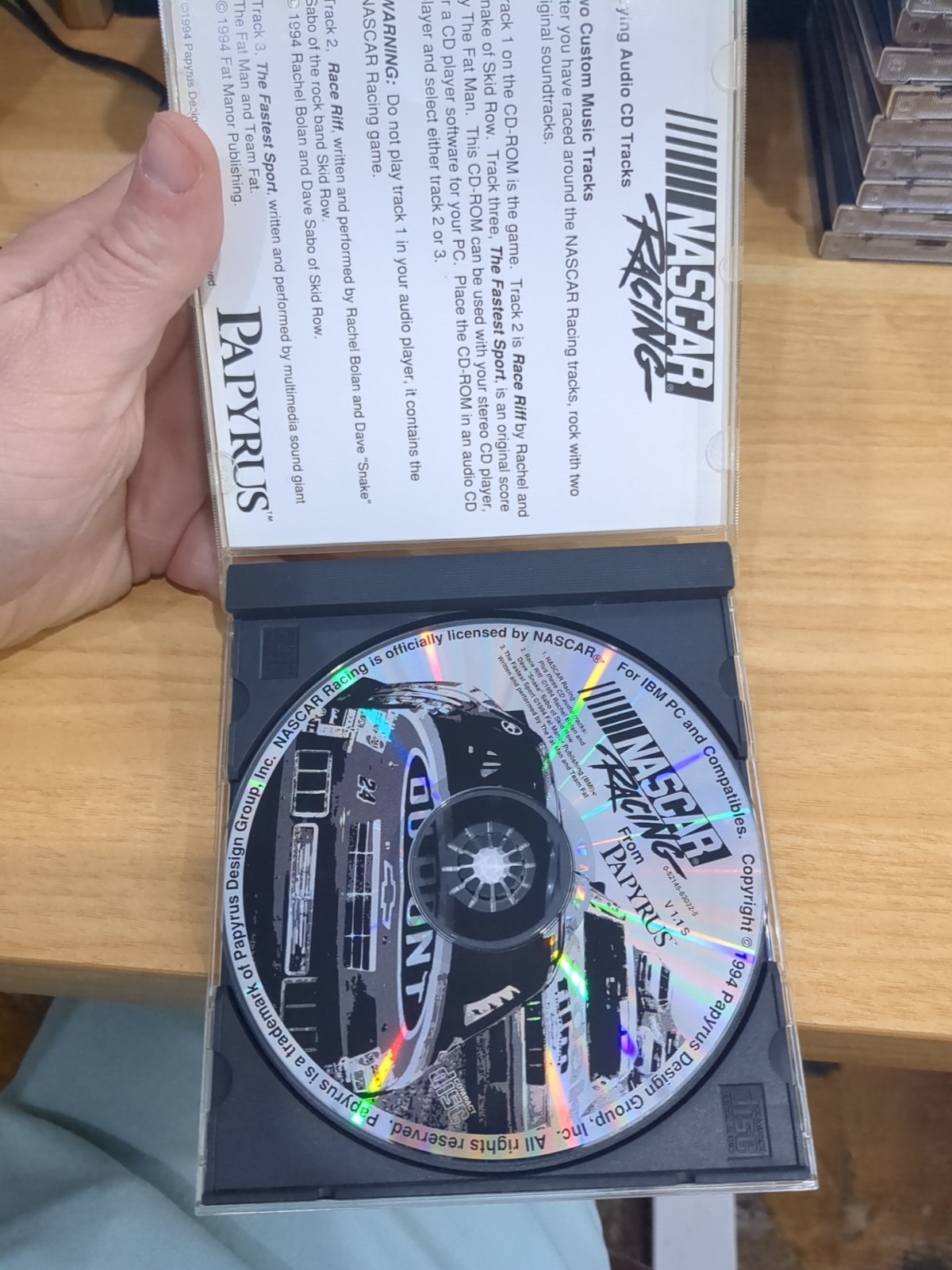 M1 NASCAR Racing CD-ROM by Papyrus 1994 PC - Rare