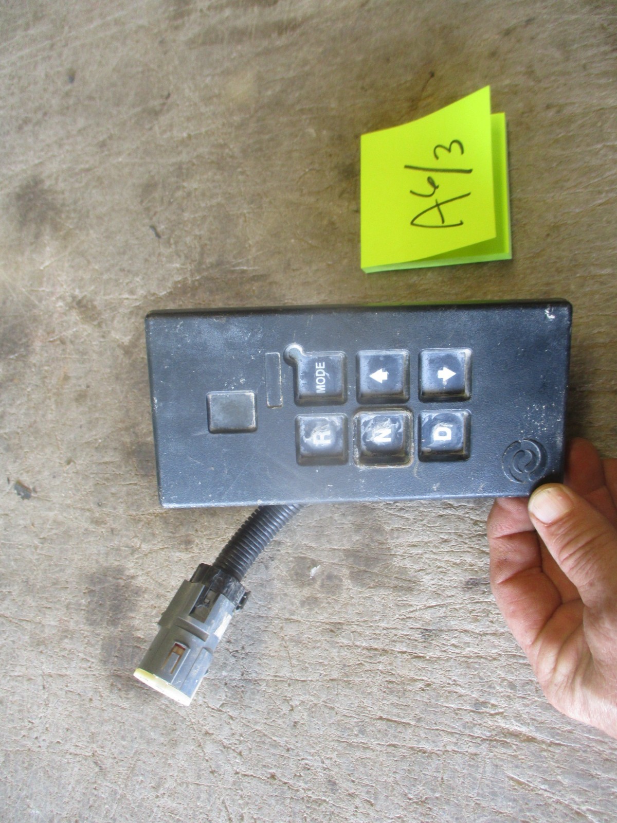 Used Allison Push-Button Selector WTEC III PB, Base, 29529429, Untested