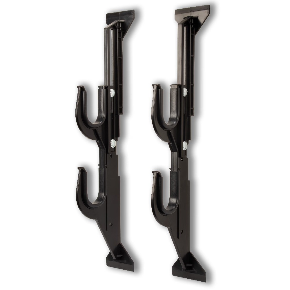 Rack for Rear Window - Holds Two Shotguns, Rifles,Bows, or Tools,Black