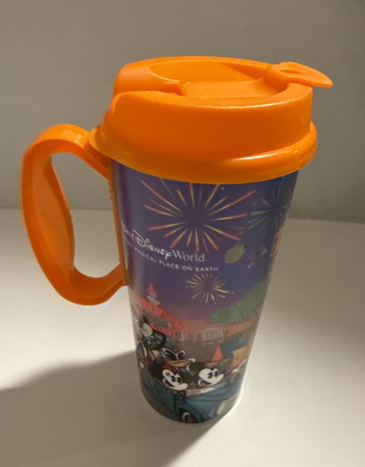 2024 Walt Disney World Resort Refillable Mug Mickey & Friends Parks Orange