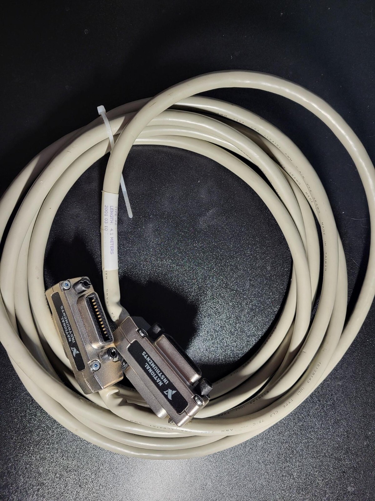 National Instruments 763061-03 REV C Type-X2 4.1m Cable USA