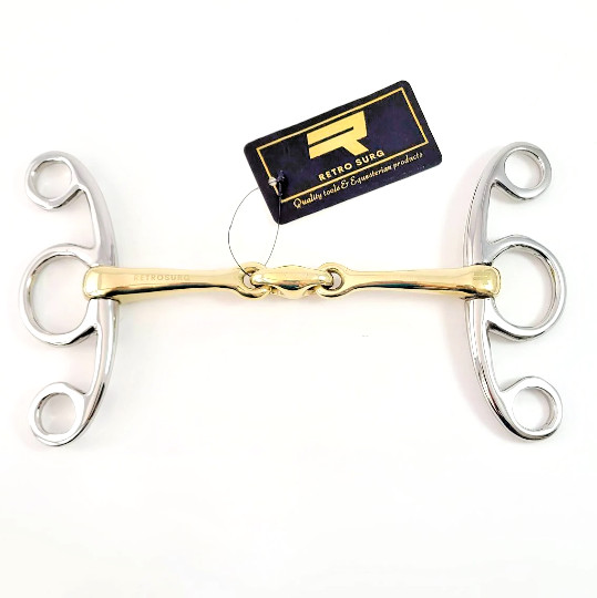 Butterfly Elevator Horse Bit with Lozenge Mouthpiece/ Elevator Horse bit.