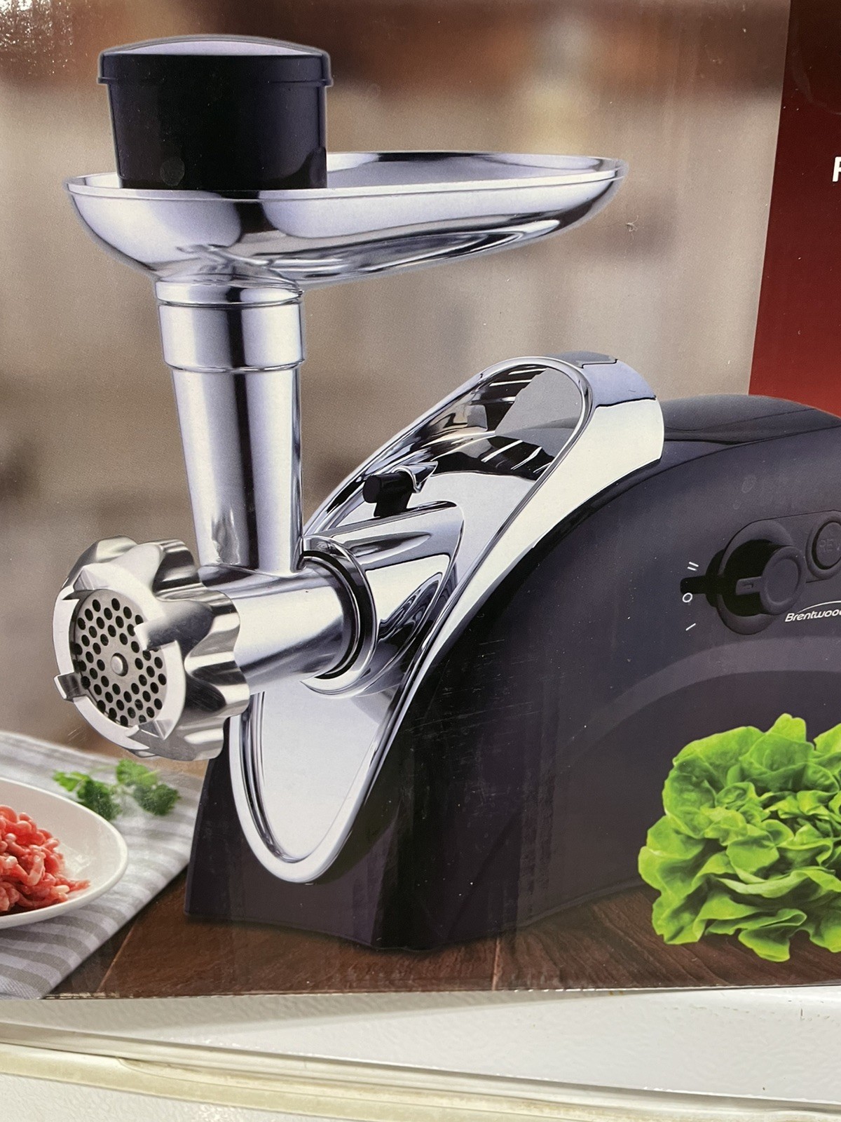 Brentwood 400 Watt Electric Meat Grinder And Sausage Stuffer In Black