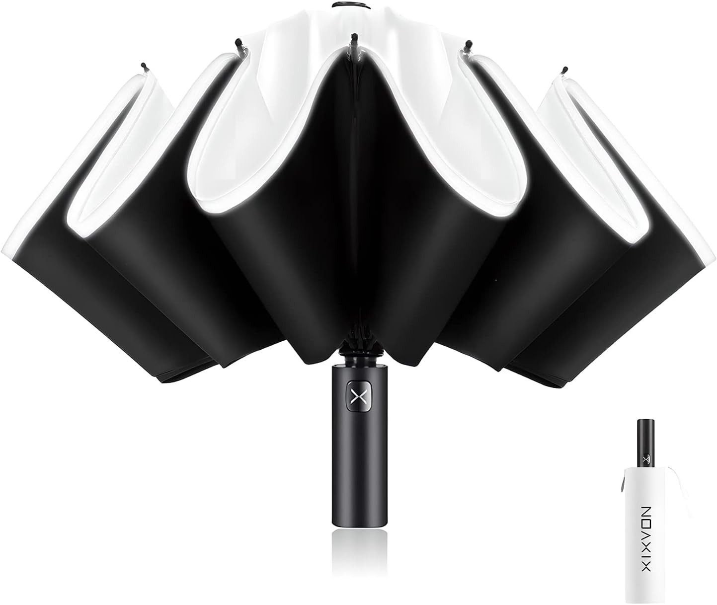 XIXVON Umbrella Pro | UPF 50+ 99% UV Protection, One Size, X2 (White)