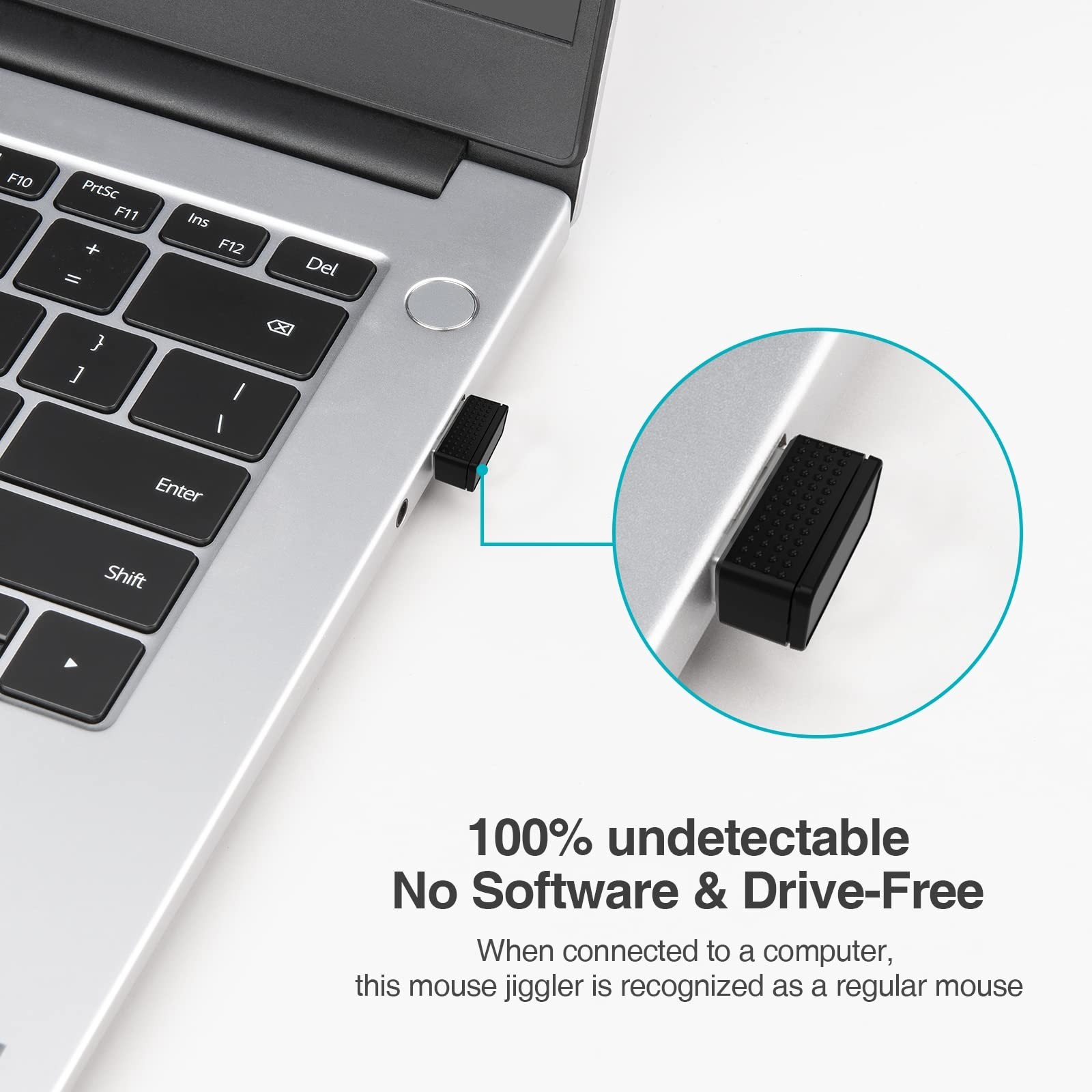 Mouse Jiggler,Undetectable USB Mouse Mover Shaker, Wiggler Keep PC Awaking,Pr...