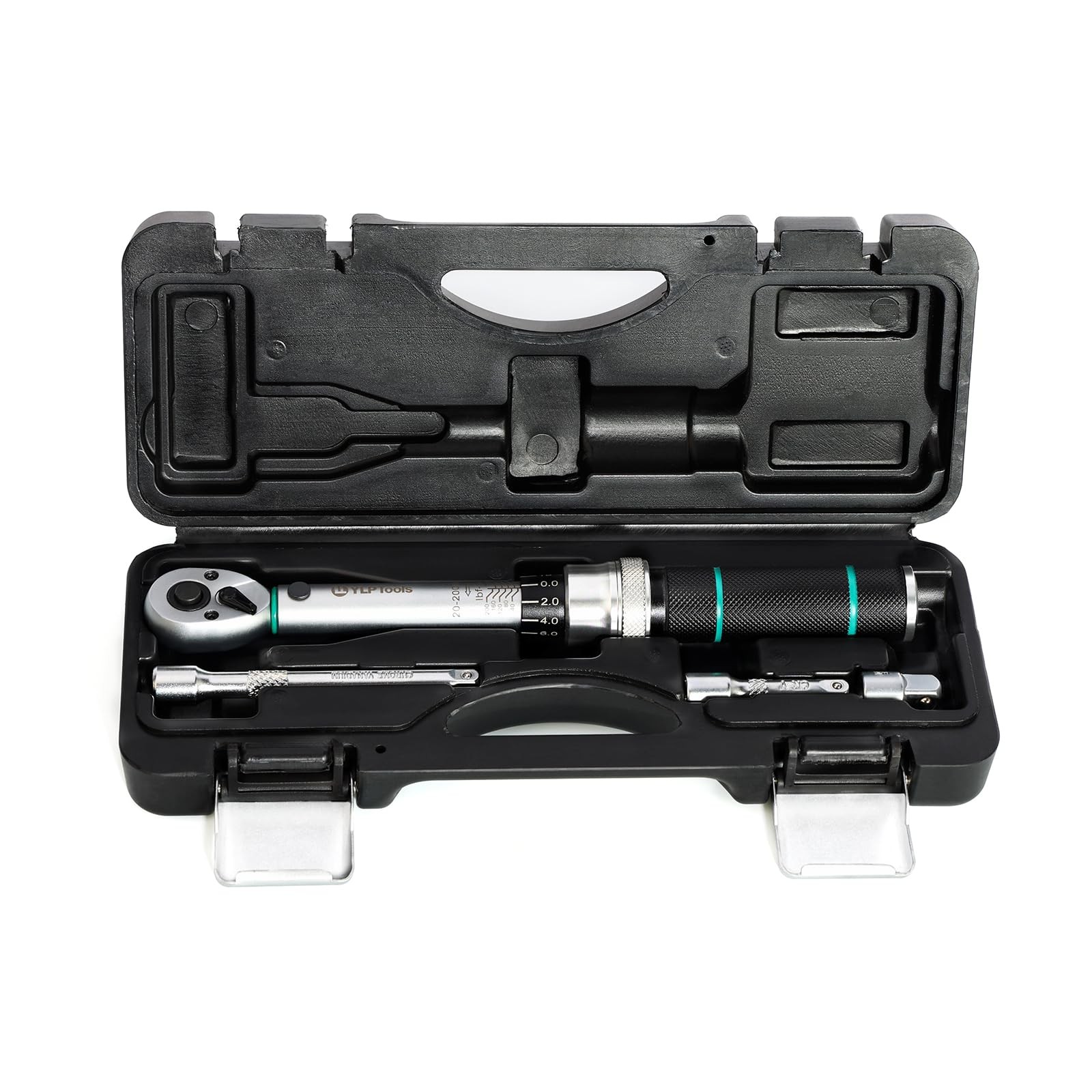 YLP Tools 1/4-Inch Drive Click Torque Wrench Set, 20–200 in-lb (2.26–22.6 Nm)...