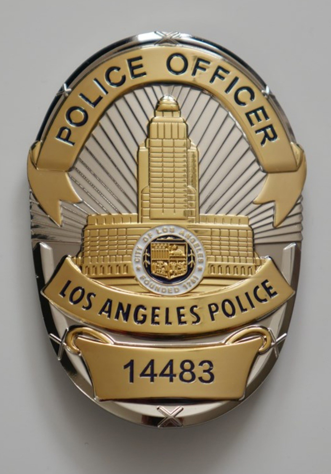 The Rookie TV Show Aaron Thorsen Badge #14483
