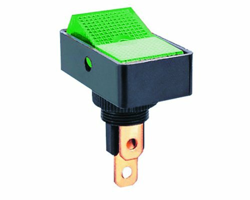 CYGUSA Illuminated Automotive Rocker Switch - Green