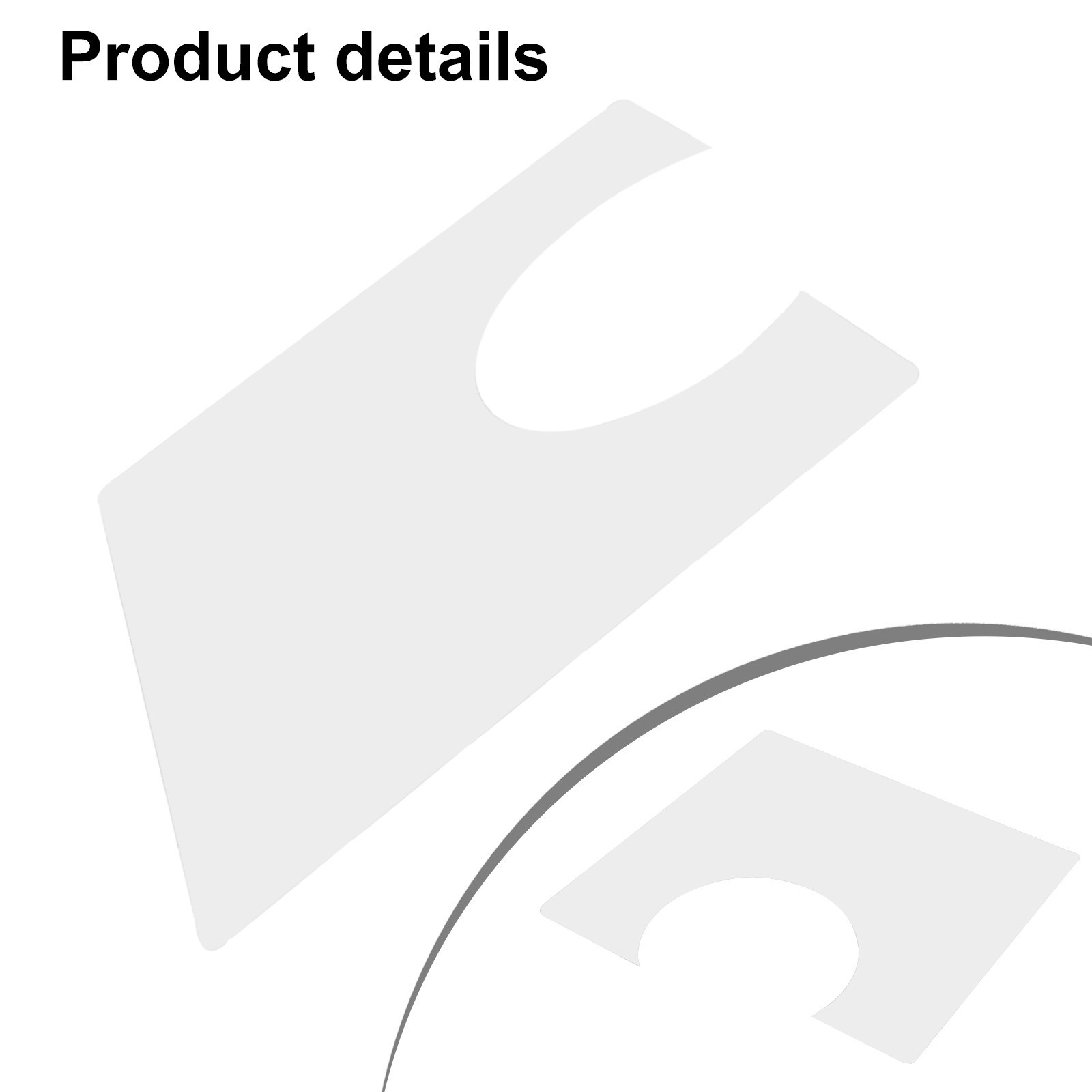 Transparent Film Pickguard for Folk Acoustic Guitar Classic Scratch Barrier