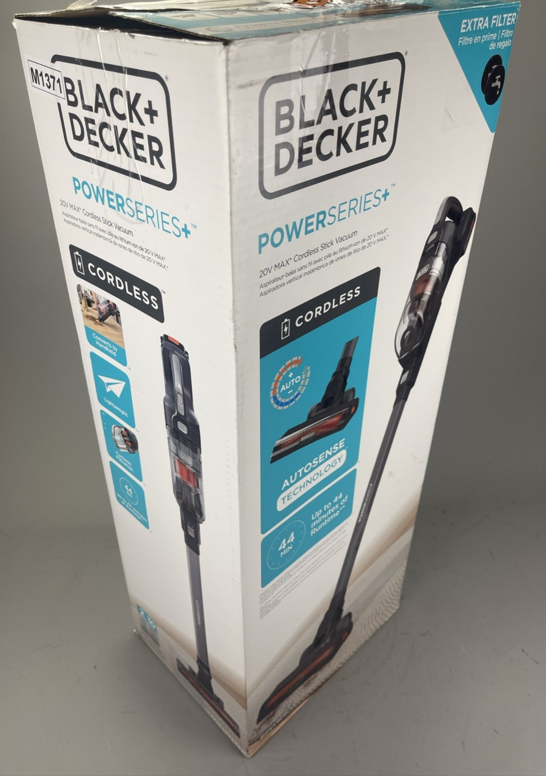BLACK+DECKER 20V MAX Cordless Stick Vacuum with Battery/Charger - BHFEA18D1K