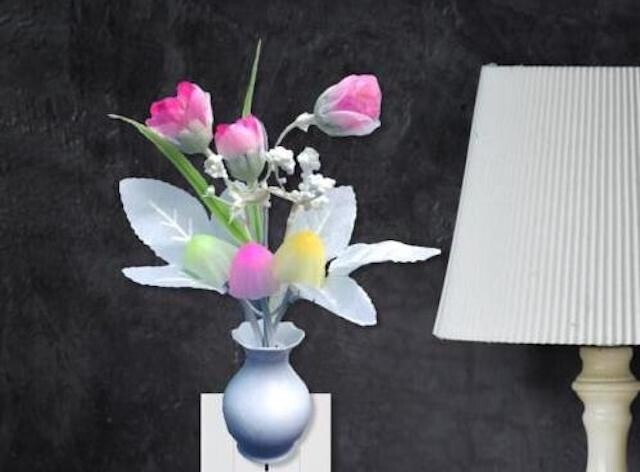 New Dream Flower/Mushroom LED Light Sensor Wall socket Lamp Light