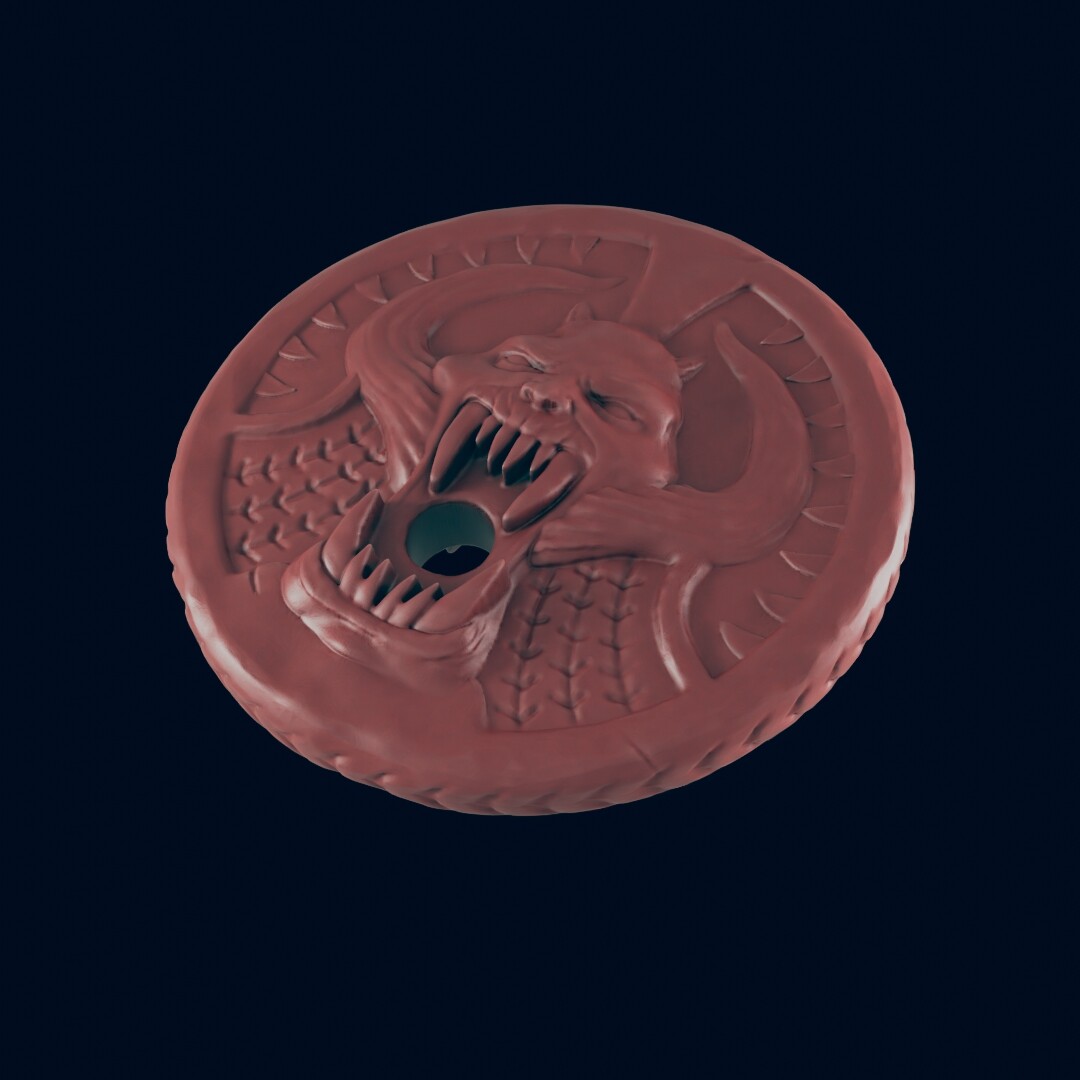 Infernal Coin DnD Prop Terrain Scenery Tabletop Miniatures 28mm