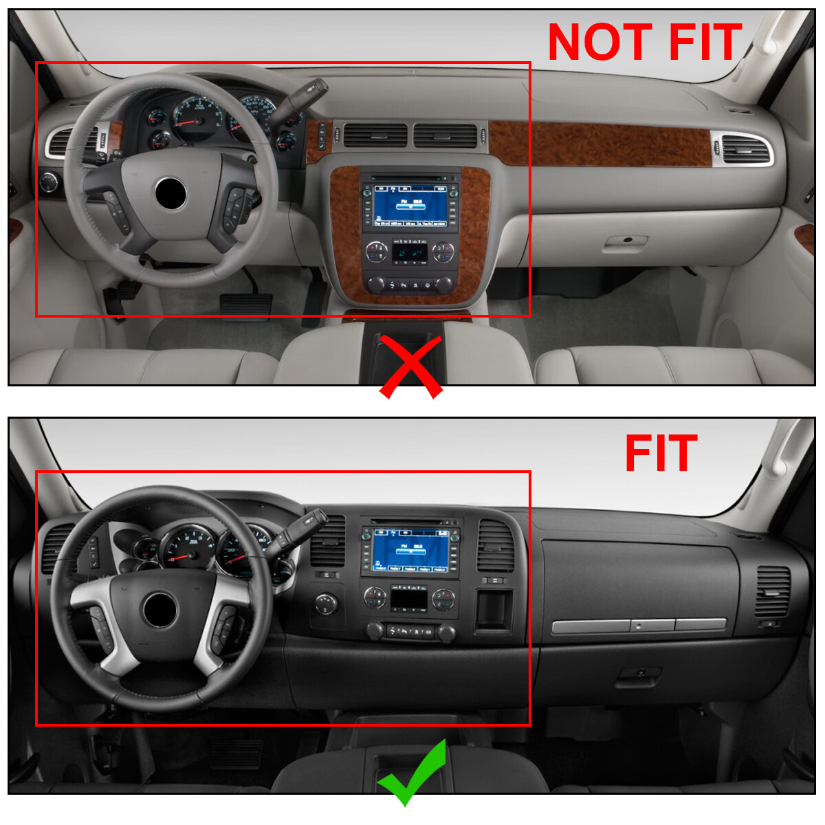 Complete Black Dash Board Cover Cap For 07-14 Silverado LS LT WT Sierra SL SLE