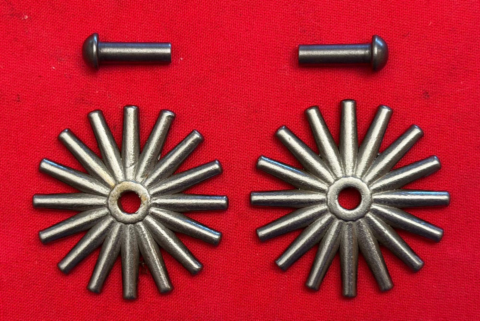 BRAND NEW  1 3/4" 16-Point COWBOY VAQUERO Fancy SPUR ROWELS & Pins