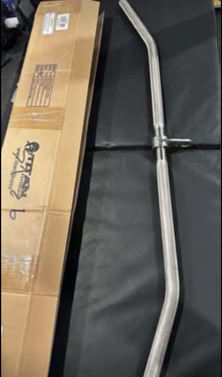 Titan Fitness 48” Stainless Steel Lat Bar Cable Attachment - Flat Rate Shipping!