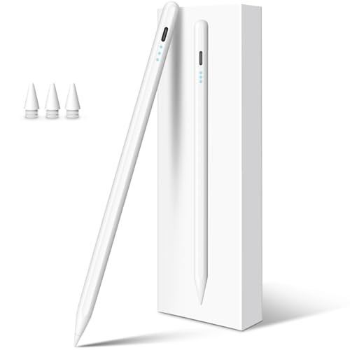 Stylus Pen for iPad Pencil 10th Generation, 3X Fast Charge Apple Pencil White