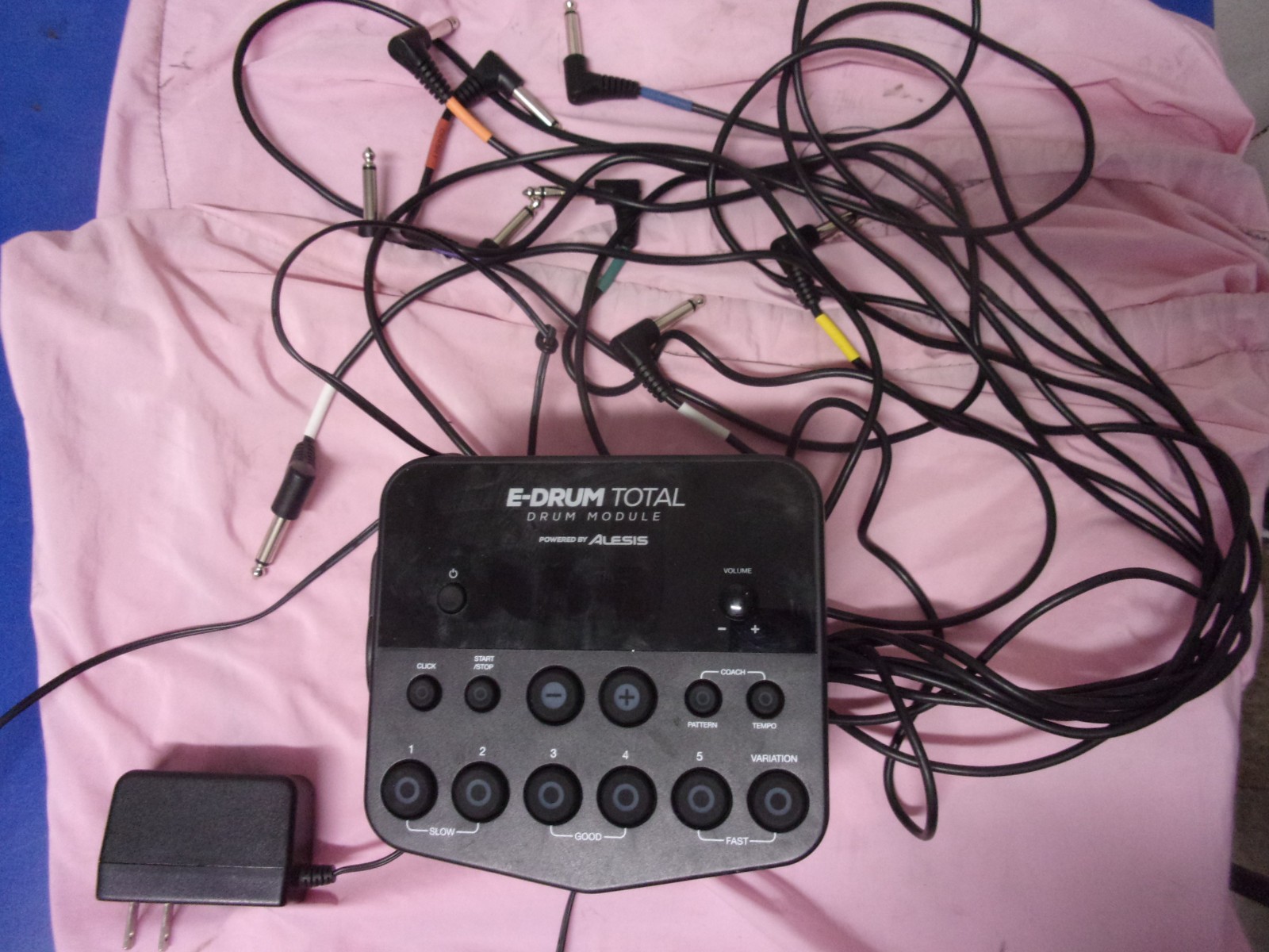 Alesis Module Electronic E-Drum Total 1/4" input w/ Wiring Harness + Power Suppy