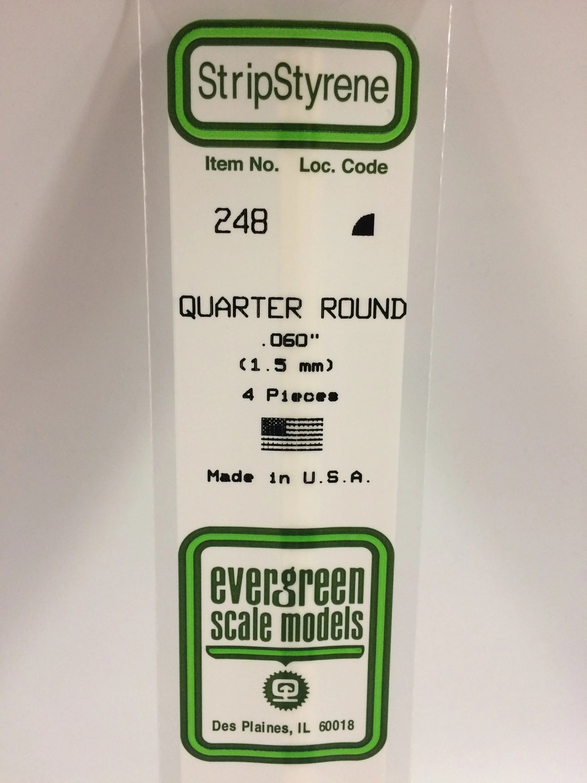 EVG248 .060 QUARTER ROUND 4PC