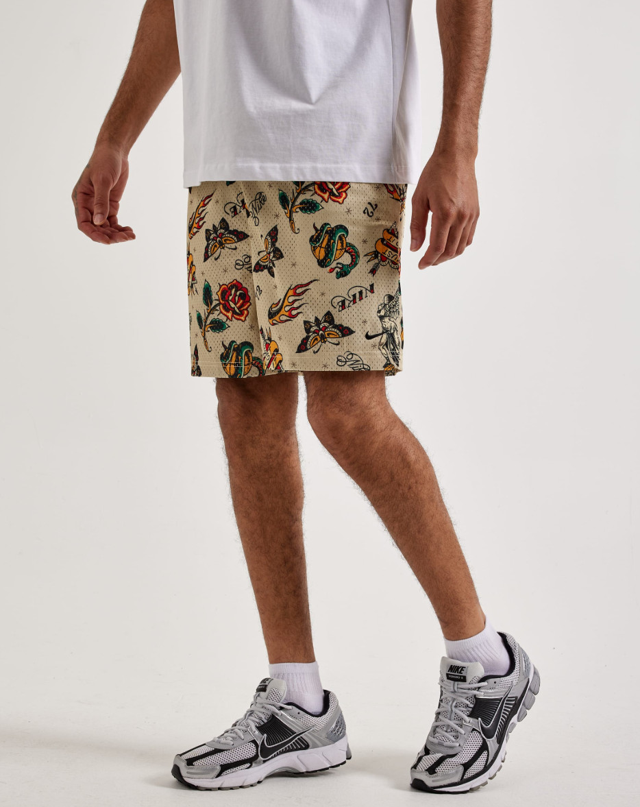Nike Practice Mesh Basketball Shorts Light Khaki Tan SZ S-XL Men's HV1884-229