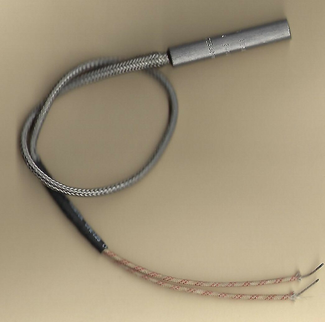 Fast Heat Cartridge Heater 3/8" Dia X 2" Long 100W 240V 12" SS Braided Leads