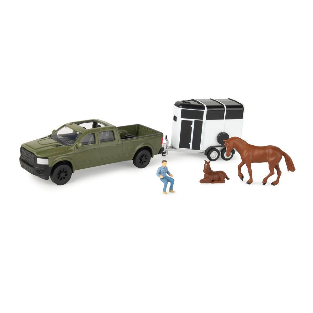 TOMY 1:32 Horse Trailer Set