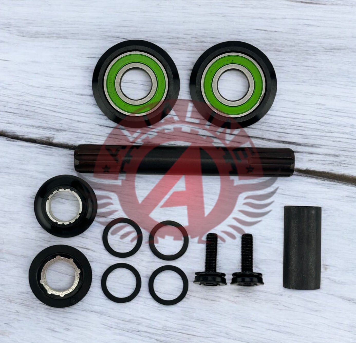 BMX BIKE 19mm 8t Sealed Bottom Bracket W/Spindle Vintage Schwinn Cruiser Bicycle