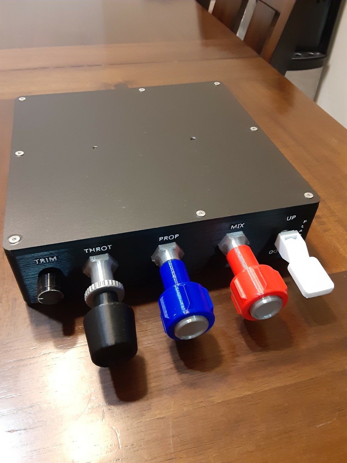 Cessna Throttle Quadrant Prop Mixture Flaps Trim Controller For Flight Sims