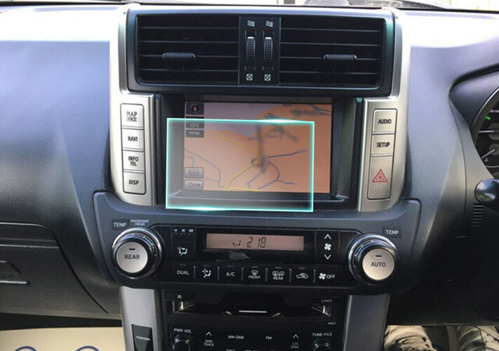 Crystal Clear Screen Protector for 2011 Toyota Land Cruiser Vehicle Navigation