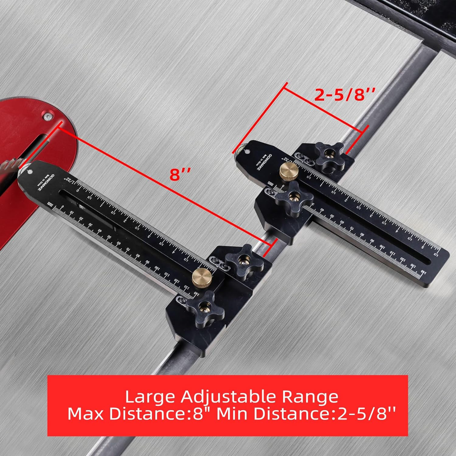 GOINGMAKE Thin Rip Jig Table Saw Jig Guide for Making Repetitive Narrow Thin Str