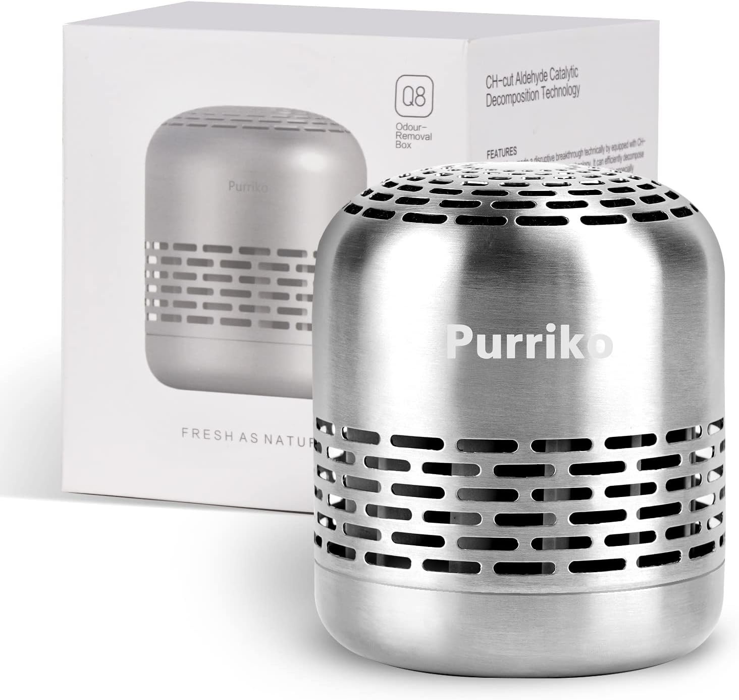 Purriko Refrigerator Deodorizer,Lasts up to 10 Years,Refrigerator Odor Eliminato
