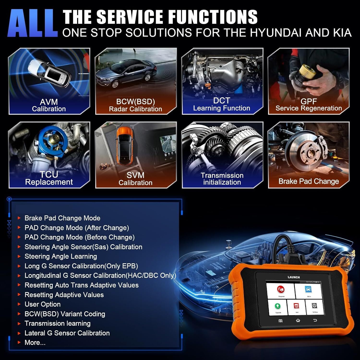 2025 LAUNCH Creader Elite 2.0 fit for Kia Full System Diagnostic OBD2 Scanner US