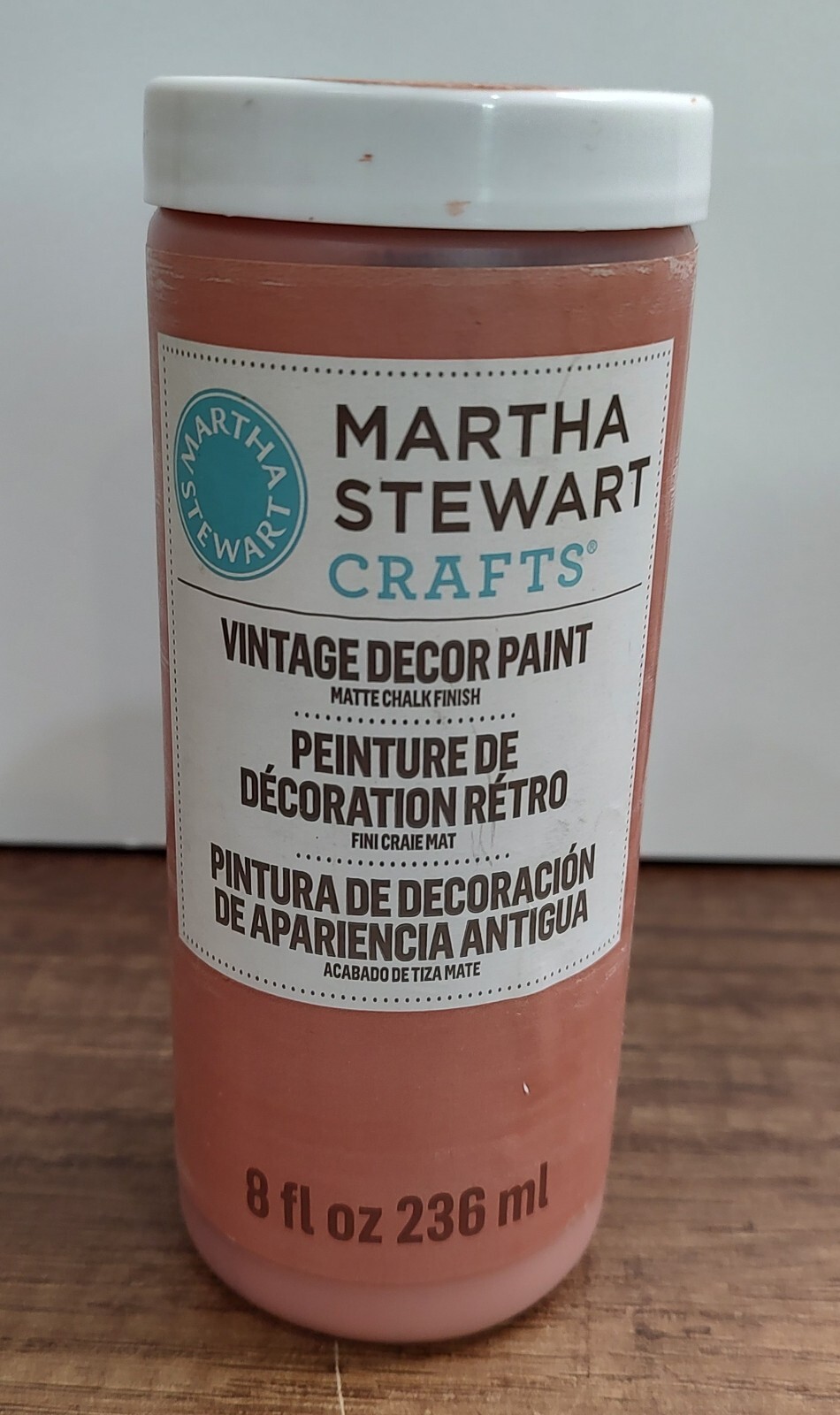 Martha Stewart Vintage Decor Paint Terra Cotta Matte Chalk Finish Discontinued