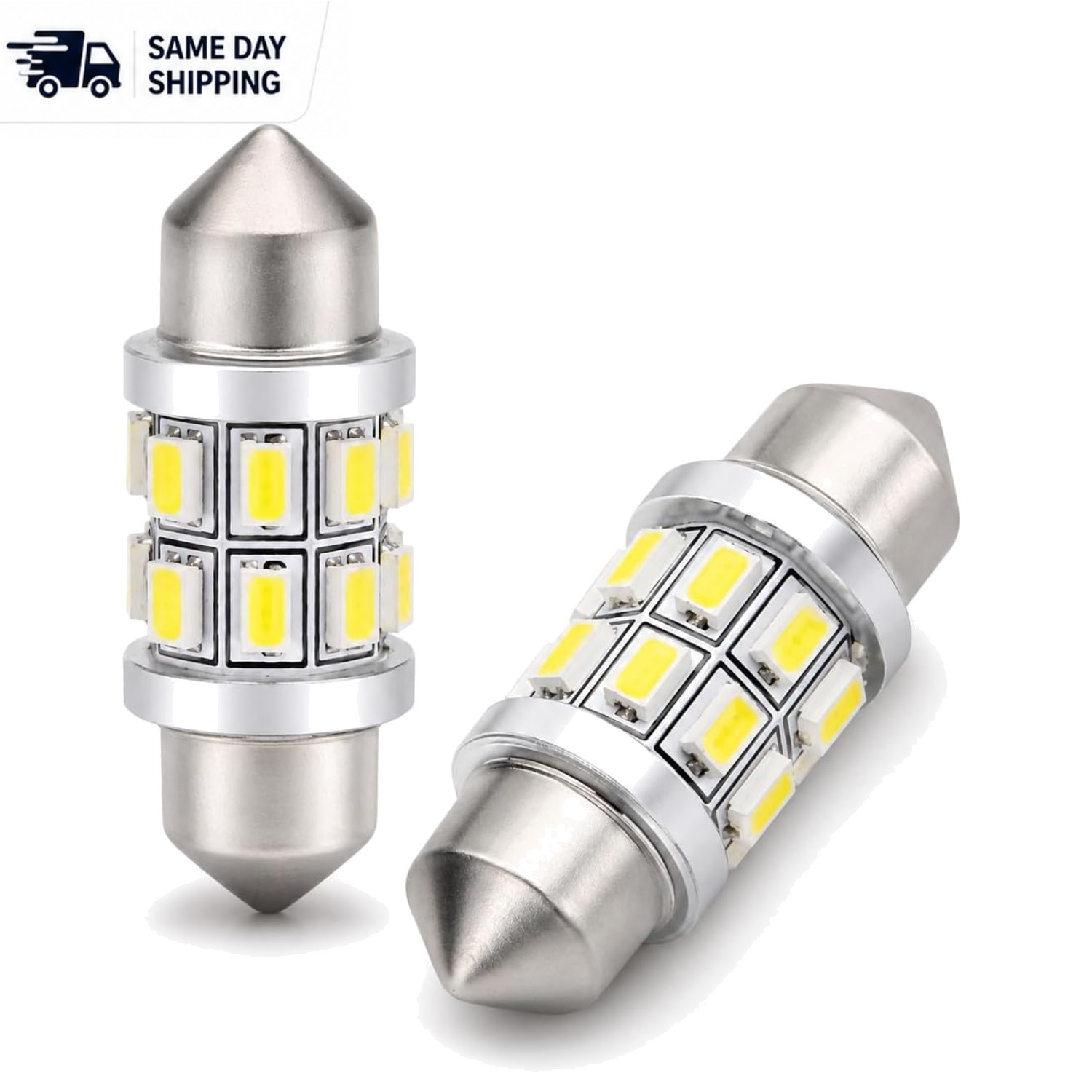 2-Pack 31mm Marine LED Bulbs – Reliable Lighting for Sailing & Navigation Needs