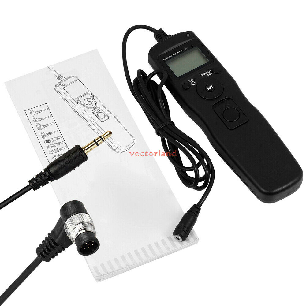 LCD Timer Remote Control For Nikon D1 D1x D1h D100 D200 D300 D700 D2H D2x US