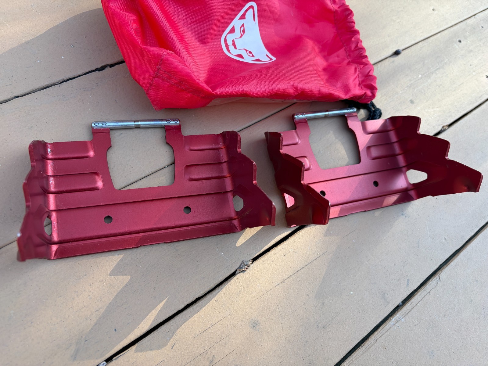 Dyanafit Ski 120mm Crampons - Red-w/bag