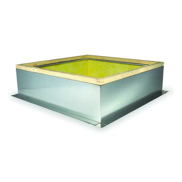 Dayton Roof Curb, Fixed, 12 In H, 15 1/2 In O D 5EFJ2 Dayton 5EFJ2 190735343517