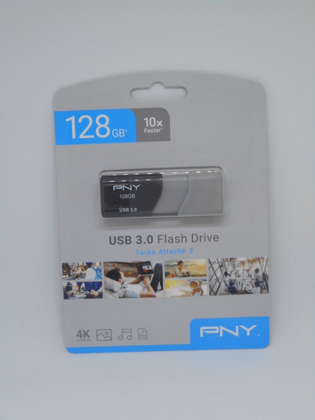 PNY 128GB Turbo Attache 3 USB 3.0 (P-FD128TBOP-GE)