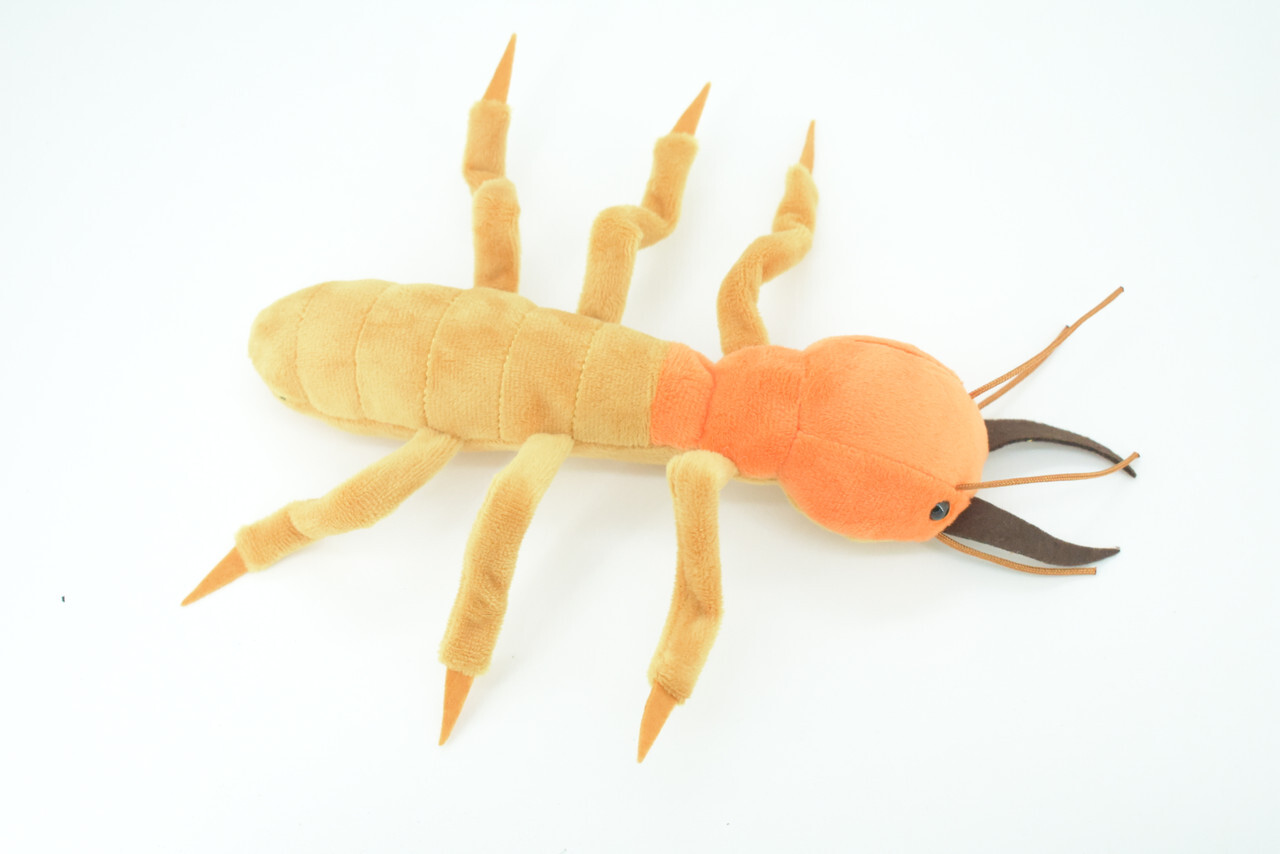 Plushy Termite Toy, Stuffed Bug, Plush Insect, Soft, Gag Gift, 10" GM05 B108