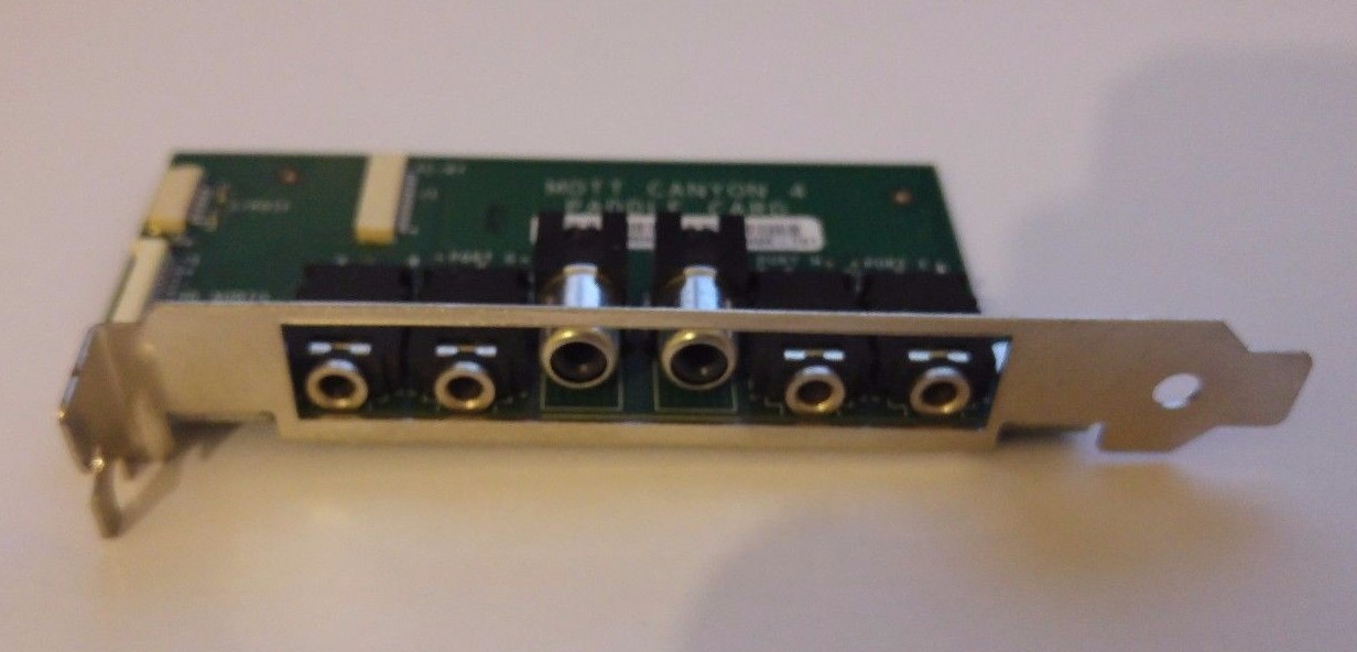 Mott Canyon 4 Paddle Card Genuine PBA-D35404-101 HD Audion AC-97 S/PDIF NEW