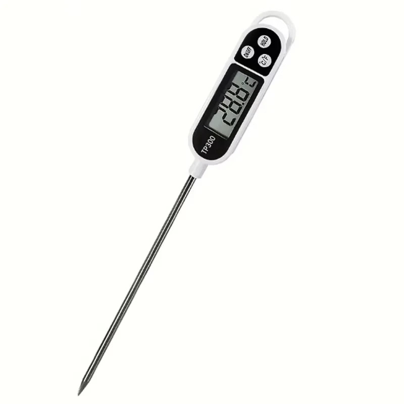 TP300 Digital Food Thermometer Instant Read Meat Probe BBQ Grill Oven Kitchen