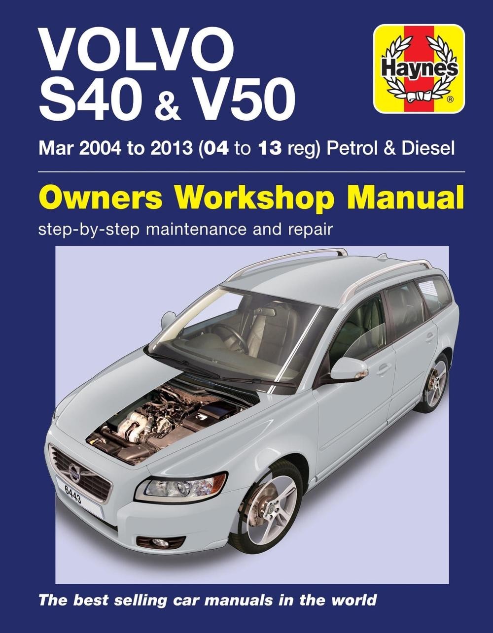 Volvo S40 & V50 Petrol & Diesel (Mar '04-'13) Haynes Repair Manual by Mark Store