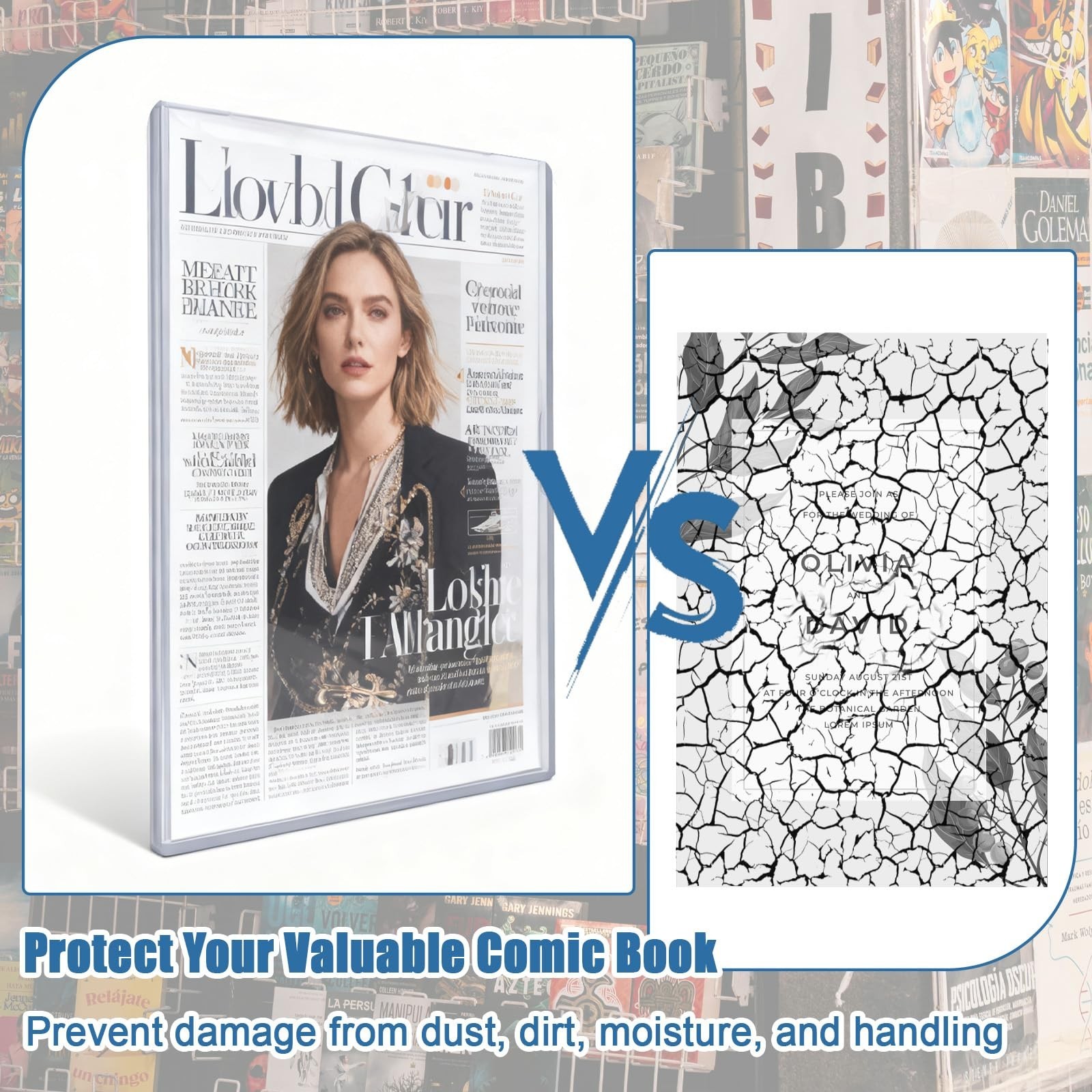 Comic Book Top Loaders 10ct - Rigid Plastic Sleeves for Modern Comics Storage &