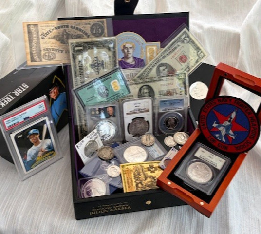 PREMIUM SILVER & GOLD ESTATE LOT COIN HOARD! Graded Morgans/ASE .999 PCGS or NGC