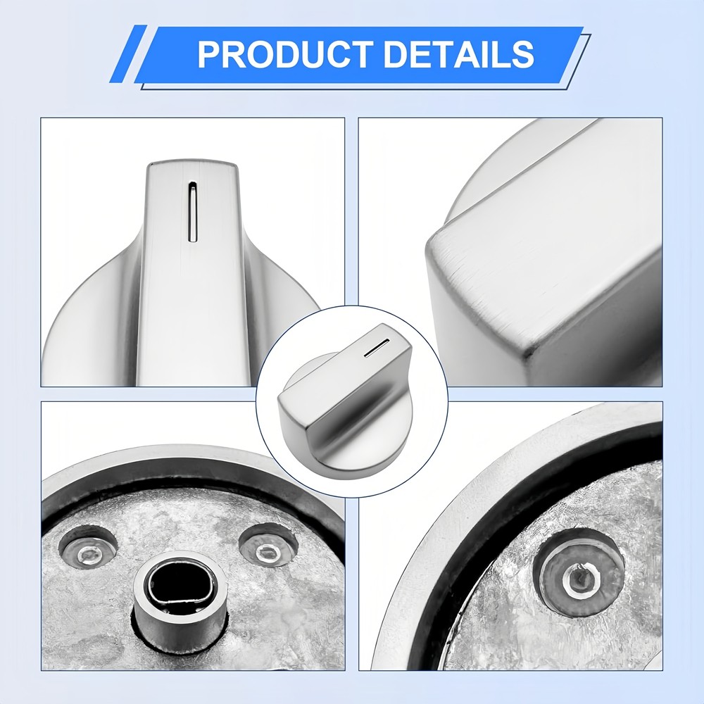 W11517331 for Whirlpool Electric Range Knobs (4Pcs) Replace W10850027 W11117415